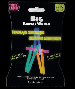 BIG ANIMAL WORLD - SVETLEČE PALČKE